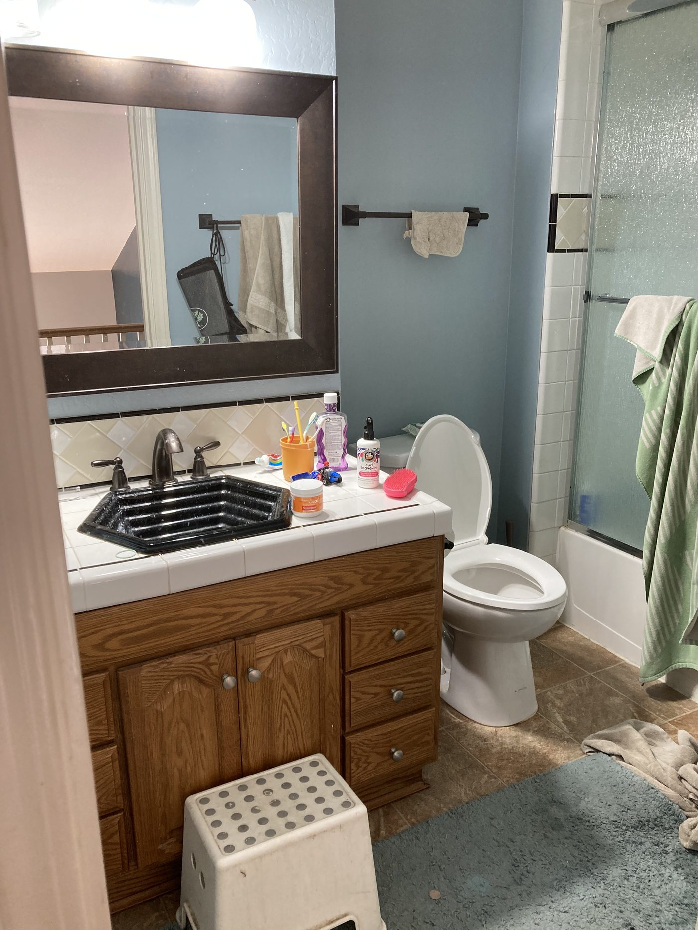Bathroom update, before