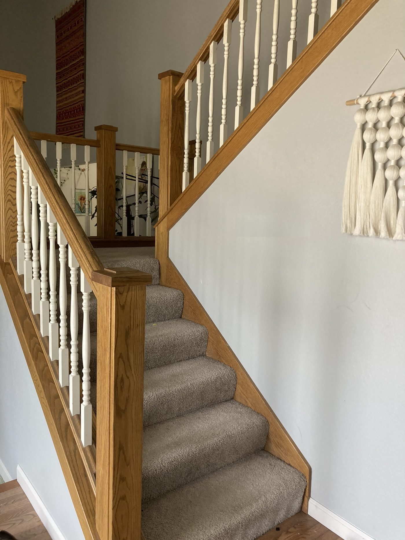 Stair repair, before